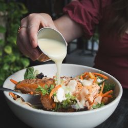 Commonfork Bites & Brews - Salmon Salad - October Special