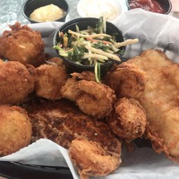 Basket. Mahi Mahi ( grilled ) cod & shrimp Basket. Mahi Mahi ( grilled ) cod & shrimp