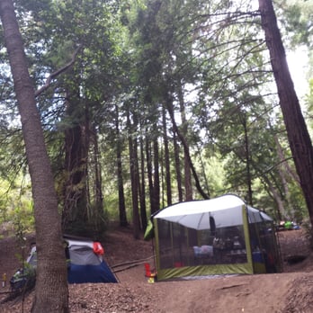Ventana Campground - We have to haul all of our stuff uphill BUT there are TWO other sites ABOVE us with the parking spaces down below - Campgrounds Near Me - Big Sur, California Ventana Campground - We have to haul all of our stuff uphill BUT there are TWO other sites ABOVE us with the parking spaces down below - Campgrounds Near Me - Big Sur, California