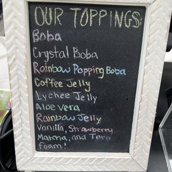 Bubblicity - Added toppings, extra cost - Coffee & Tea Near Me - Rancho Cucamonga, California