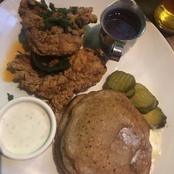 Yard House - Nashville Chicken with sweet potato pancakes - Vegetarian Near Me - Gaithersburg, Maryland Yard House - Nashville Chicken with sweet potato pancakes - Vegetarian Near Me - Gaithersburg, Maryland