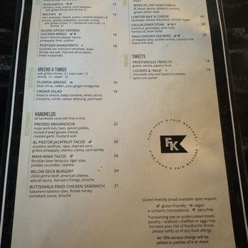 Fair Ketch - Food menu - Sports Bars Near Me - Fort Lauderdale, Florida Fair Ketch - Food menu - Sports Bars Near Me - Fort Lauderdale, Florida