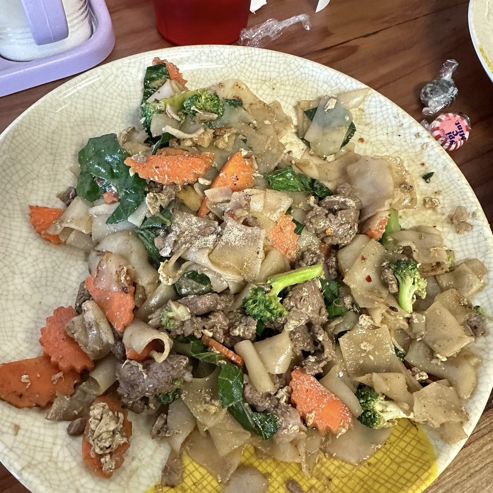 Thai Taste - 31. Pad See Ew (half-eaten oops) - Thai Near Me - Fresno, California Thai Taste - 31. Pad See Ew (half-eaten oops) - Thai Near Me - Fresno, California