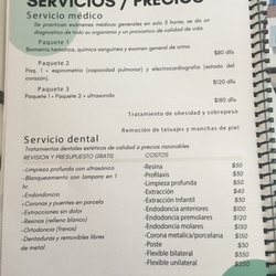 Unidad Medico Dental Angel's - Prices