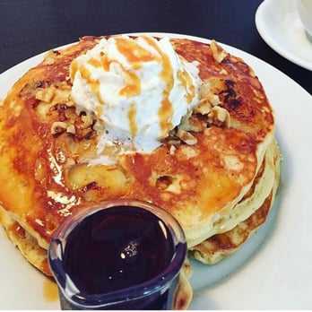 Beach Plum Kitchen - Banana Walnut pancakes! To die for!! - New American Near Me - Carlsbad, California Beach Plum Kitchen - Banana Walnut pancakes! To die for!! - New American Near Me - Carlsbad, California