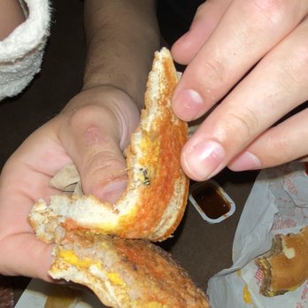 McDonald's - Cheeseburger from McDonald's with insect. - Fast Food Near Me - Visalia, California McDonald's - Cheeseburger from McDonald's with insect. - Fast Food Near Me - Visalia, California