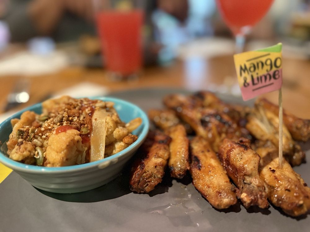 Food from Nando's Peri-Peri