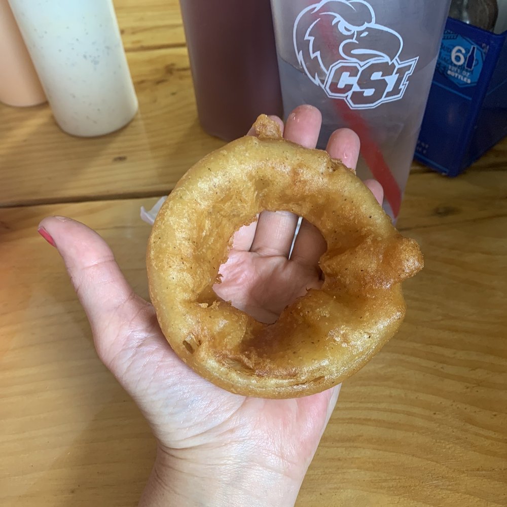 Fat Clarence's Pub and Grub - One of the onion rings was bigger than my hand! - Bars Near Me - Jerome, Idaho