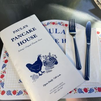 Paula's Pancake House - Menu - Breakfast & Brunch Near Me - Solvang, California