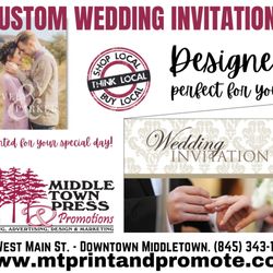 Middletown Press & Promotions - Wedding and social invitations made just for you!