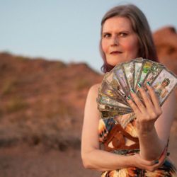 Timing Magic with Lisa - Lisa Allen MH of Timing Magic with Tarot Cards in Phoenix Photo Shoot by MaddisenVMedia August 2025
