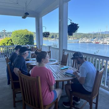 Fireside Restaurant - View - indoor and outdoor seating! Wonderful - New American Near Me - Port Ludlow, Washington