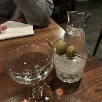 A5 Steakhouse - Dirty gin martini with blue cheese olives - Steakhouses Near Me - Denver, Colorado A5 Steakhouse - Dirty gin martini with blue cheese olives - Steakhouses Near Me - Denver, Colorado