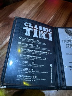 Menu photo 1 Tropic Thunder Phoenix, AZ