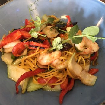 Mask - Vegetable and noodle stir fry with prawn. - Irish Near Me - Dingle, Kentucky Mask - Vegetable and noodle stir fry with prawn. - Irish Near Me - Dingle, Kentucky