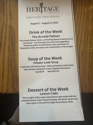 Menu photo 6 The Heritage Buckeye, AZ Menu photo 6 The Heritage Buckeye, AZ