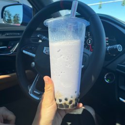 Tarp blended smoothie with boba