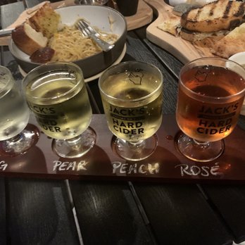 The Core Kitchen at Atomic Dog Cidery - Cider flight - Wineries Near Me - Gettysburg, Pennsylvania