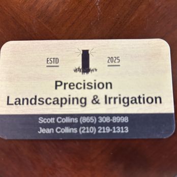 Precision Landscaping & Irrigation - Precision Landscaping & Irrigation of Maryville Tennessee business company card lawn cutting near me - Junk Removal & Hauling Near Me Precision Landscaping & Irrigation - Precision Landscaping & Irrigation of Maryville Tennessee business company card lawn cutting near me - Junk Removal & Hauling Near Me
