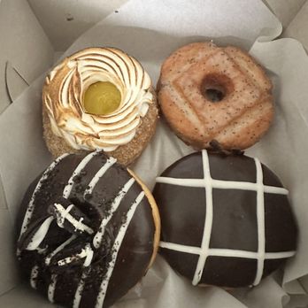 Wicked Donuts - Lemon Meringue Pie Donut, Lemon Poppy Cake Donut, Cookies and Cream Donut, Wicked Good Boston Creme Donut - Donuts Near Me - Las Vegas, Nevada Wicked Donuts - Lemon Meringue Pie Donut, Lemon Poppy Cake Donut, Cookies and Cream Donut, Wicked Good Boston Creme Donut - Donuts Near Me - Las Vegas, Nevada