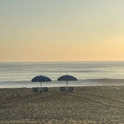 Farmdog Beach Services - Our awesome set up first thing in the morning so we could enjoy the beach all day long!