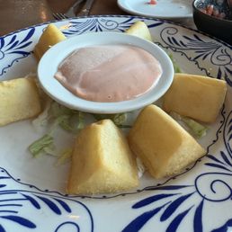 Fried yuca appetizer! Fried yuca appetizer!