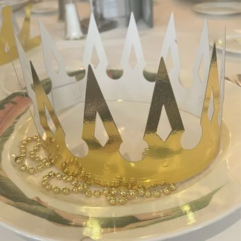 Commander's Palace - A special Mardi Gras menu, decorations and paper crowns on the table, and attentive service! - Cajun/Creole Near Me - New Orleans, Louisiana