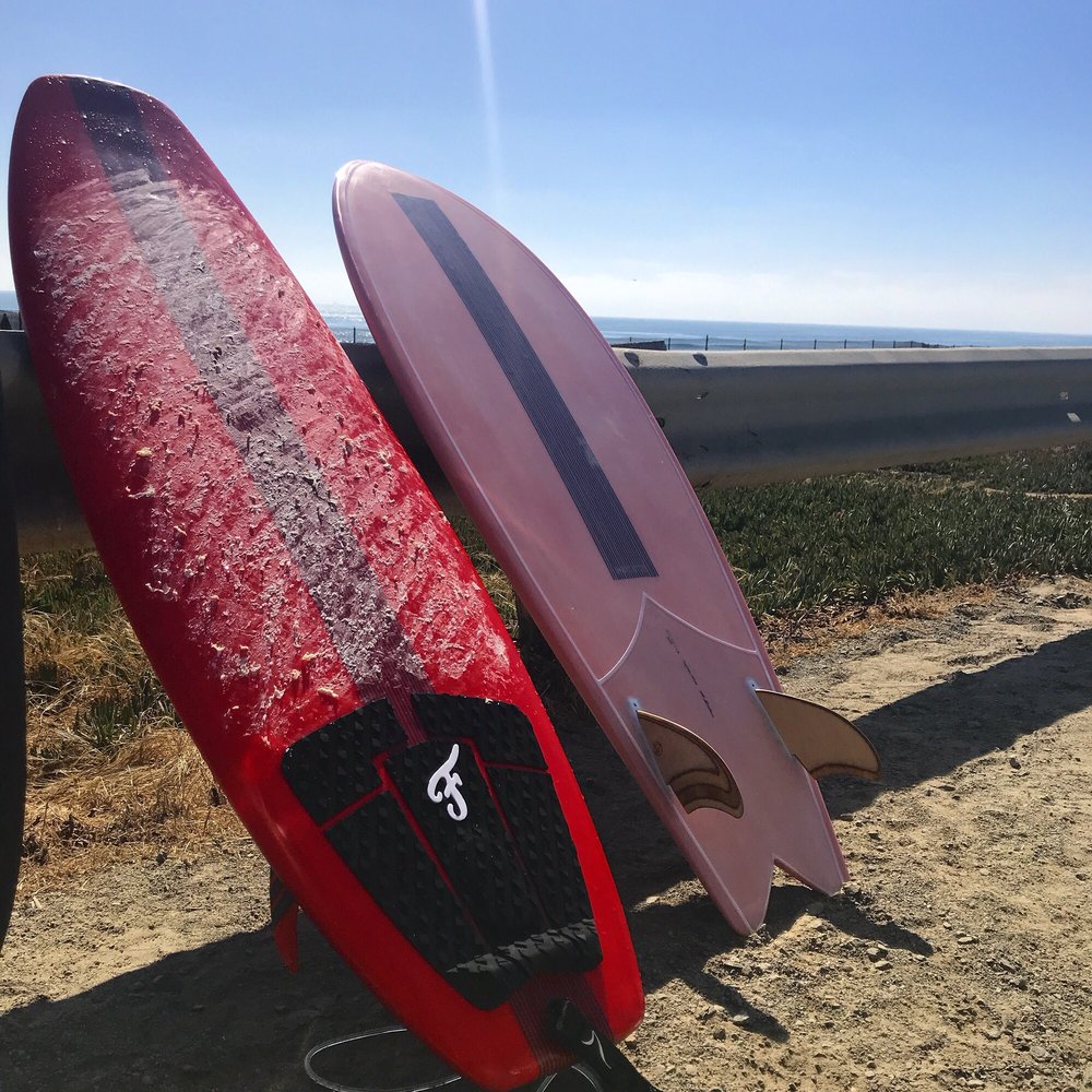 Tamarack State Beach - Terra Mar overlooking my surfboards - Beaches Near Me - Carlsbad, California Tamarack State Beach - Terra Mar overlooking my surfboards - Beaches Near Me - Carlsbad, California