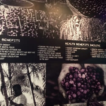 Acai Republic - Cool info on the wall. - Juice Bars & Smoothies Near Me - Tustin, California