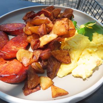 Scramblers Cafe - Portuguese sausage - Breakfast & Brunch Near Me - Norco, California Scramblers Cafe - Portuguese sausage - Breakfast & Brunch Near Me - Norco, California