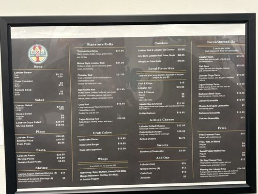 Menu photo 7 Lobster Guys Long Beach, CA