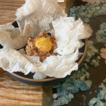 Don at Kitsilano - Salmon tartare + rice crisps - Asian Fusion Near Me - Vancouver, British Columbia