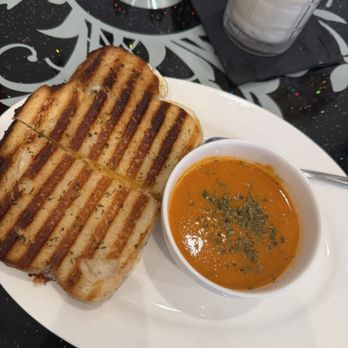 Anteiku Cafe - Geno's grilled cheese with tomato soup - Coffee & Tea Near Me - Baldwin Park, California