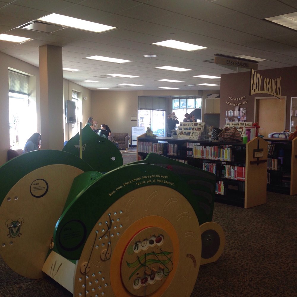 Cedar Falls Public Library - One end of the library inside the children's section. - Libraries Near Me - Cedar Falls, Iowa