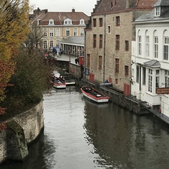 Bourgoensch Hof - View from partial canal view room - Hotels Near Me - Bruges, VWV