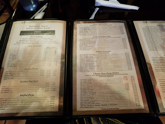 Menu photo 4 Tony's Italian Restaurant Richmond, VA Menu photo 4 Tony's Italian Restaurant Richmond, VA