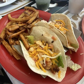 Rhythms at Rainbow Beach - Blackened lobster tacos - Bars Near Me - Frederiksted, Virgin Islands