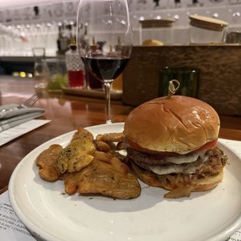 Sixty Vines - Double Cabernet Burger - Wine Bars Near Me - Houston, Texas
