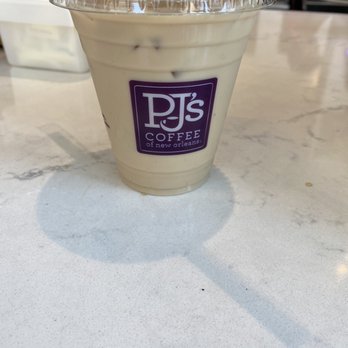 PJ's Coffee - Small pralines and cream iced latte no whip - Coffee & Tea Near Me - Silver Spring, Maryland