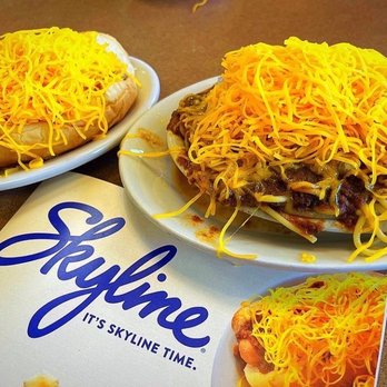 Skyline Chili - Small 4 way with onions and Cheese coney - Fast Food Near Me - Covington, Kentucky Skyline Chili - Small 4 way with onions and Cheese coney - Fast Food Near Me - Covington, Kentucky