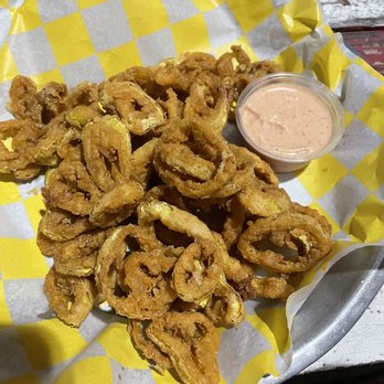 Sandfly BBQ - Banana peppers rings - Barbeque Near Me - Savannah, Georgia Sandfly BBQ - Banana peppers rings - Barbeque Near Me - Savannah, Georgia