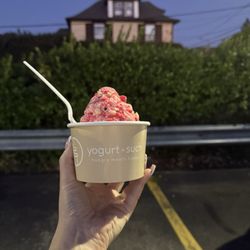 Yogurt & Such - Vanilla with strawberry shortcake topping