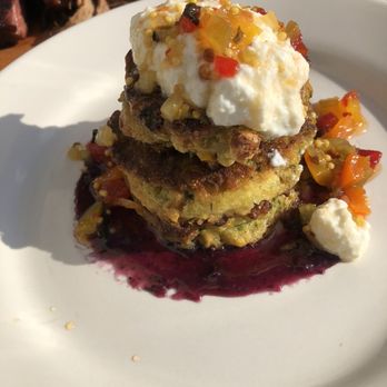 This Little Pig - Corn and zucchini cakes - Pizza Near Me - Clarence, New York This Little Pig - Corn and zucchini cakes - Pizza Near Me - Clarence, New York