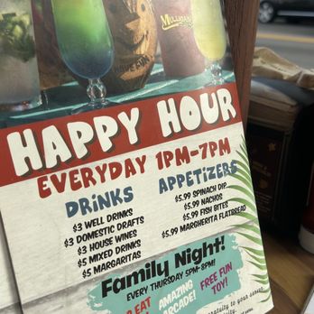 Mulligan's Beach House Bar & Grill - Happy hour menu - American Near Me - Jensen Beach, Florida