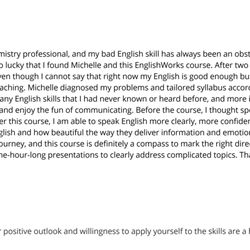 EnglishWorks - Client feedback