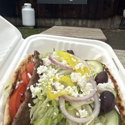 Luava’s Place - Traditional lamb Gyro .
