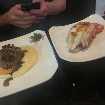 The Vault - Surf and turf, add mushrooms (sides: garlic whipped potatoes, seasonal vegetable as of March 2025) - Seafood Near Me - Wyandotte, Michigan The Vault - Surf and turf, add mushrooms (sides: garlic whipped potatoes, seasonal vegetable as of March 2025) - Seafood Near Me - Wyandotte, Michigan