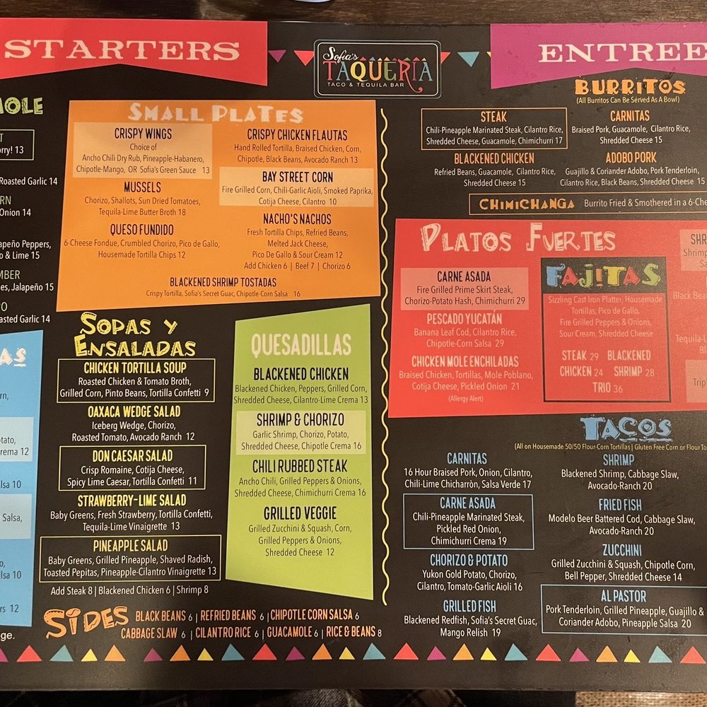 Sofia's Taqueria Old Bridge - Menu - Mexican Near Me - Old Bridge, New Jersey Sofia's Taqueria Old Bridge - Menu - Mexican Near Me - Old Bridge, New Jersey