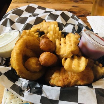 Angler's Bar & Grill - Mixed pub fried stuffs - Pizza Near Me - Hayward, Wisconsin