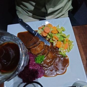 OB's Brau Haus - Soft beef saurbraten! Good gravy! - Dance Clubs Near Me - Appleton, Wisconsin